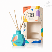 Diffuseur de parfum de luxe Firdaus Hotel, flacon décoratif en verre pour l'aromathérapie domestique, idéal pour les centres de bien-être, les spas et l'hôtellerie.