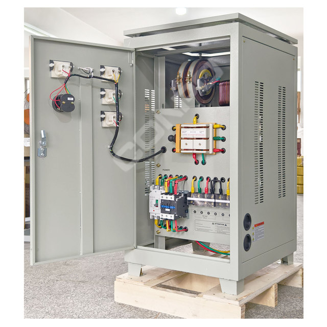 TNS-50KVA 3Phase Servo Type Ac Automatic Voltage Regulator Stabilizer AVR Estabilizador De Voltaje 380V/400VA, 220V/230VAC