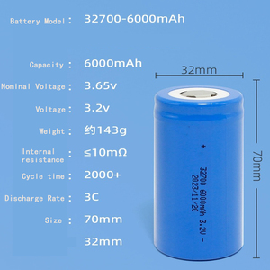 Ciclo profundo 18650, 22650, 26650, 32650, 32700, 3,2 v Cell 5000mah 6000mah Lifepo4 Paquete de batería de 12v para luz Solar turística carrito de Golf - Product Image 3