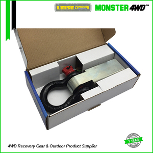 อุปกรณ์เสริมสำหรับฟื้นฟูได้รับการจัดอันดับ Monster4WD อุปกรณ์เสริมสำหรับบาร์พ่วง5000kgs พร้อมสลักโบว์และหมุดผูกเชือก - Product Image 2