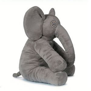 Peluche de elefante gris personalizado, Peluche de elefante, Peluche de elefante bebé, Peluche de animal de safari, Juguete de elefante gris - Product Image 2