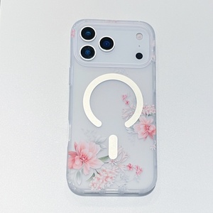 Estuche de flores mate IMD esmerilado de succión magnética antiamarillamiento para iPhone 17 <span class=keywords><strong>Pro</strong></span> Max <span class=keywords><strong>16</strong></span> 15 14 13 12 Pedido a granel - Product Image 4
