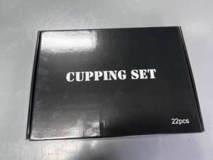 Taşınabilir profesyonel çin 22-Cup akupunktur çukurluğu terapi seti Hijama masaj kiti vücut uygulama için vakum manyetik pompa - Product Image 6