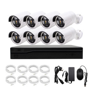 Tốt nhất bán 8 kênh ngoài trời H.265 4K 8MP có dây PoE IP an ninh mạng Home CCTV Hệ thống <span class=keywords><strong>camera</strong></span> - Product Image 1