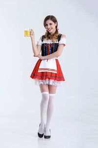 Vestido Dirndl alemán tradicional Oktoberfest vestido Sexy traje Festival de la cerveza disfraz de Cosplay para mujeres adultas - Product Image 2