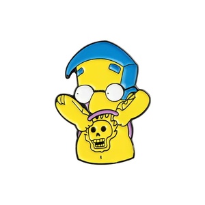 Ingrosso Spille in Metallo Smaltate, Serie Cartoon, Creative e Divertenti, Artigianali, Personalizzate, Serie Poke Moon, Simpsonsss, In Promozione - Product Image 5