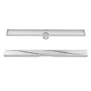 Nuevo Diseño de Canal de Drenaje Lineal para Bañera y Ducha de Acero Inoxidable, Salida Vertical, Drenaje Lineal para Piso - Product Image 2