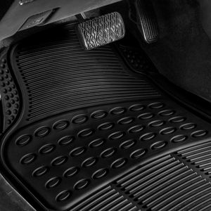Tapis de sol de voiture en caoutchouc antidérapant PVC TPE, ensemble avant, ajustement universel pour voitures, camions et SUV - Product Image 3