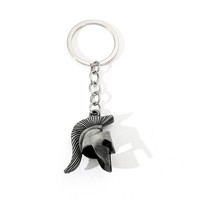 Porte-clés Casque des Spartiates Rétro, Porte-clés Casque des Spartiates pour Amis, Cadeaux Pendentifs Charmants pour Anniversaire