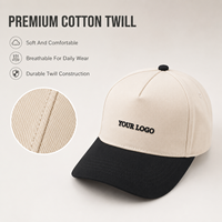 Gorra de Béisbol Personalizada con Bordado, 5 Paneles, Estructurada, de Algodón, con Cierre a Presión, con Logotipo Bordado en 3D para Marca de Ropa Urbana, Venta al Por Mayor