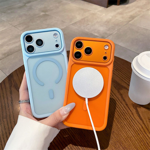 เคสโทรศัพท์แบบด้านเนื้อนุ่ม ป้องกันการกระแทก สำหรับ iPhone 18Pro 17 16 15 Plus Pro Max รองรับการชาร์จไร้สายแบบแม่เหล็ก - Product Image 2