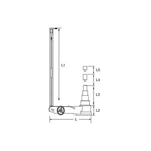 KS TOOLS Cric hydraulique pneumatique 40 t / 20 / 10 t - Product Image 2