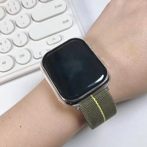 Ngoài trời nylon dây đeo đồng hồ đàn hồi bện vòng móc dây đeo đồng hồ cho Apple iWatch 41mm 49mm - Product Image 4