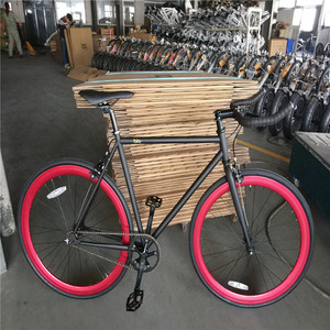 Produttore di cina oem personalizza il prezzo all'ingrosso 700c adulto classico singolo velocità racing order fixie bike look bicicletta a scatto fisso - Product Image 4
