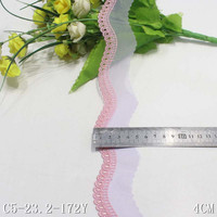 4cm bordure étroite dentelle broderie dentelle coupe maille ruban dentelle garniture pour femmes accessoires de vêtement