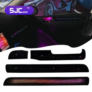 Kit d'éclairage d'ambiance pour voiture SJC pour Volkswagen <span class=keywords><strong>Golf</strong></span> 6 2008-2013 LHD/RHD, ciel étoilé, 64 couleurs, éclairage d'ambiance intérieur automatique - Product Image 1