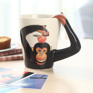 Creativo respetuoso <span class=keywords><strong>del</strong></span> medio ambiente 3d <span class=keywords><strong>Animal</strong></span> taza de café de la taza único 3d dinosaurio en forma de taza de regalo - Product Image 2