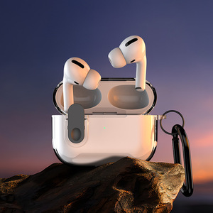 Funda protectora para auriculares AirPods 4, transparente con efecto cristal de hielo, cubierta completa a prueba de golpes - Product Image 1
