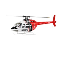 Hélicoptère RC FLYWING Bell 206 V3 H1 avec contrôleur de vol, maintien d'altitude, Fly Wing V3 6CH 1/16, moteur brushless