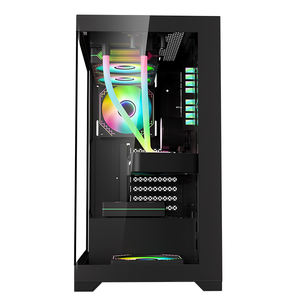 เคสคอมพิวเตอร์ SNOWMAN ดีไซน์ใหม่ล่าสุด สำหรับเกมมิ่ง <span class=keywords><strong>M</strong></span>-ATX / Mini-ITX พร้อมชุดระบายความร้อน CPU สำหรับเกมมิ่ง รุ่น Mid Tower - Product Image 4