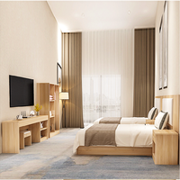 Ensembles de meubles pour chambres d'hôtel, suites de chambres doubles d'hôtel