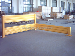 Barandilla de acero reflectante de grado ingeniero con recubrimiento de polvo amarillo de 2 costillas de alta resistencia para Taller, almacén, seguridad vial - Product Image 6