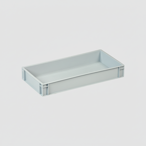 KT 4811 Heavy Duty PP Rectangle Plastic Industrial Storage Container <b>Crate</b> & Bins - Product Image 2