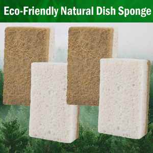 Esponja de Limpieza Multiusos Ecológica de Sisal y Celulosa Natural para Lavar Platos, en Oferta - Product Image 4
