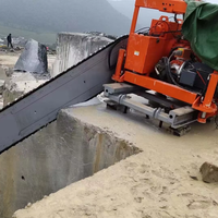 Machine de découpe de scie à chaîne de carrière de pierre de profondeur de coupe de 2500mm pour l'extraction de marbre