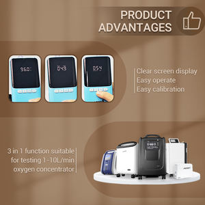 เครื่องวิเคราะห์บริการ O2แบบ3-in-1เครื่องวัดออกซิเจนแบบพกพาแบตเตอรี่9V - Product Image 6