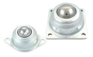 CY-38A boule universelle omnidirectionnelle galvanisée de rouleau de boule de <span class=keywords><strong>bride</strong></span> carrée pour des meubles de chariots de machines - Product Image 5