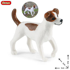 Yixingsheng niños simulación cognitiva modelo Animal sólido Jack Russell Terrier <span class=keywords><strong>perro</strong></span> pastel llavero Decoración - Product Image 4