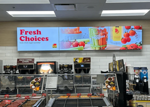 2025 Hot Bán TREO LCD menu Màn hình hiển thị nhựa kỹ thuật số biển phân khúc hiển thị cho trung tâm mua sắm cửa hàng bán lẻ hoạt hình - Product Image 6