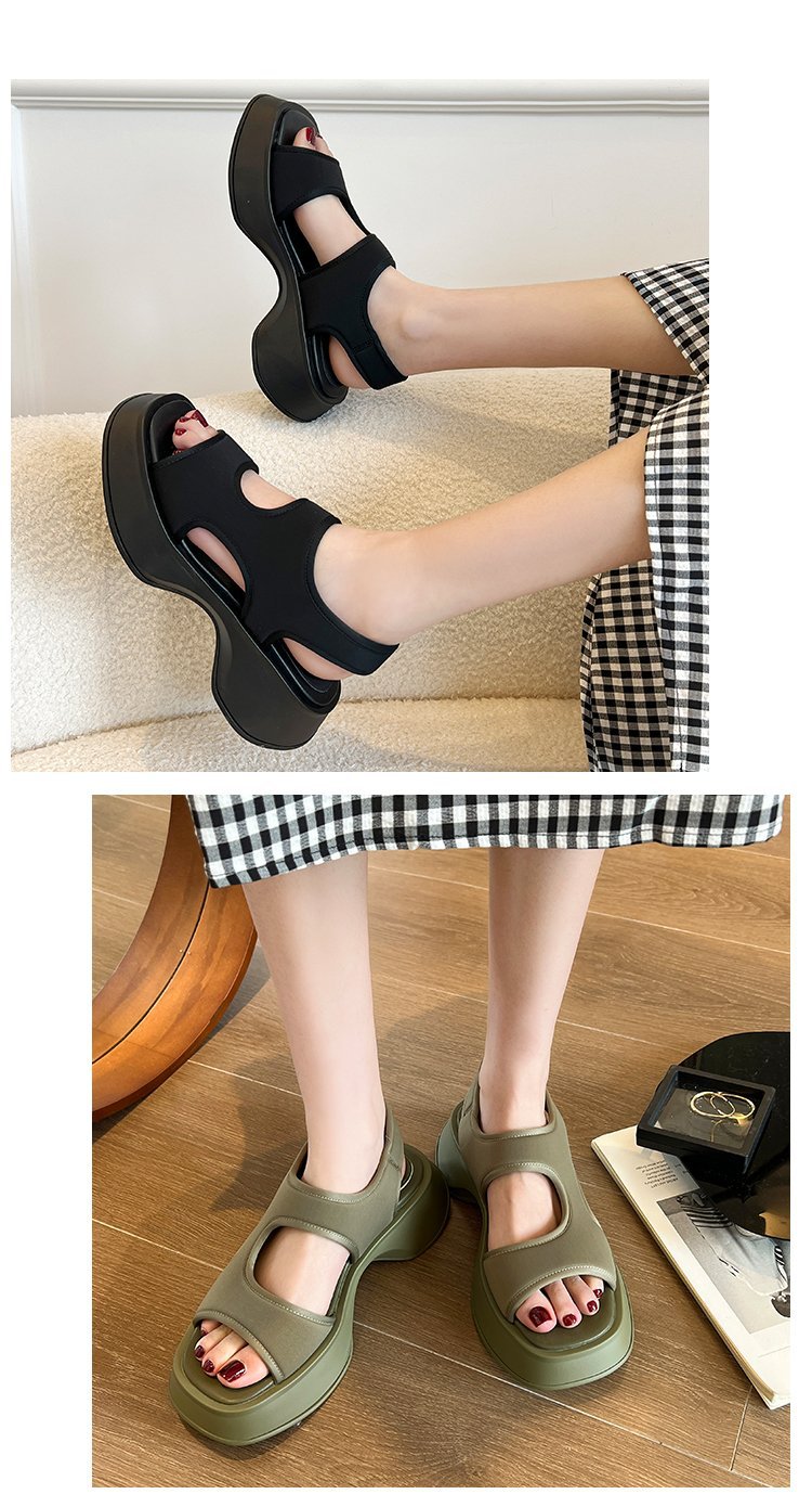 Women Fashion Foam Sole Sandals Thick Soled Casual Open Toe Sandals for Women