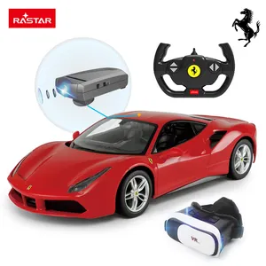 RASTAR-Cámara de control de largo alcance, juguete de coche Ferrari rc con gafas vr box 3d