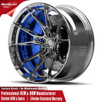 Jantes en alliage forgé WF R.2-FG 15-24 pouces 5x112 pour Audi RS3 S3 A3 TT TTS TTRS 8V 8Y 8S RSQ3 SQ3 Q3 Kit de jantes personnalisées