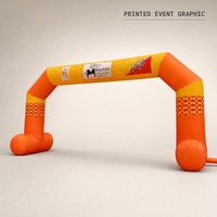 Arche gonflable publicitaire pour agences de publicité, arche personnalisée avec logo pour organisateurs de courses et promotions d'événements