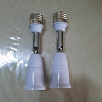 Adaptateur de douille de lampe LED réglable E27 vers E27, convertisseur de douille de lampe, séparateur de douille rotatif, rallonge de support de lampe pour intérieur