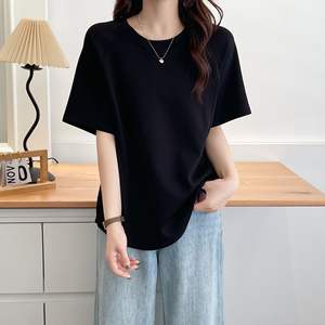 <span class=keywords><strong>เด</strong></span><span class=keywords><strong>รส</strong></span>แขนสั้นสำหรับผู้หญิงไซส์ใหญ่, <span class=keywords><strong>เด</strong></span><span class=keywords><strong>รส</strong></span>ฤดูร้อนเสื้อยืดแขนสั้นน่ารักลายสามเหลี่ยมหลวมสำหรับคนผอมและคนอ้วน - Product Image 1