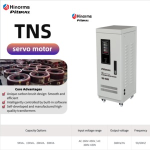 100% Pitbull hinorms TNS-30KVA với bộ điều chỉnh điện áp ba pha động cơ servo ổn áp Loại sản phẩm điều chỉnh AVR - Product Image 2