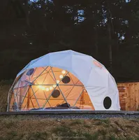 6m diâmetro cúpula evento hotel de luxo transparente cúpula tenda para camping