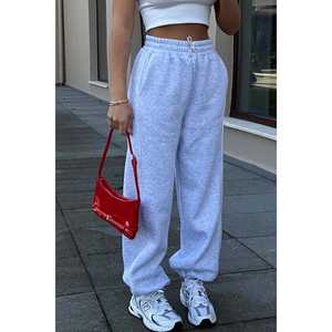 Pantalones Deportivos Básicos Grises para Mujer - Product Image 4