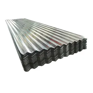 Fournisseur chinois de plaques de toiture en fer galvanisé de calibre 22 gi, tôle en acier ondulé à vendre