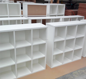 Étagère autoportante blanche Bibliothèque en bois Présentoir à livres Étagère à 6 niveaux Étagère à livres en bois design - Product Image 3