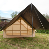 Grande tente de camping gonflable de luxe pour 6 à 8 personnes, imperméable, en Oxford, pour le glamping familial, Carpas Para Camping Lujo Grande, nouvelle tente de camping gonflable