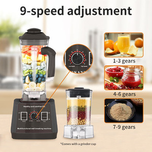 Blender multifonctionnel 2,5 L, broyeur à glace automatique, presse-agrumes, robot culinaire pour bébé, boîtier en plastique sans BPA, alimenté électriquement - Product Image 5