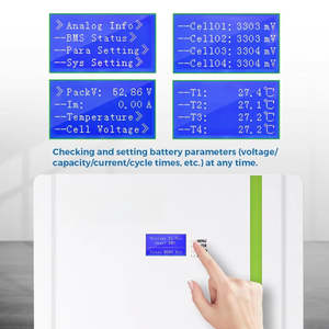 10kWh <b>48V</b> 200Ah <b>Battery</b> Pack Power Wall Home Energy Storage With 100Ah Split Type 5kWh NEHC0001 10kwh Lifepo4 Wall <b>Battery</b> <b>48v</b> L - Product Image 3