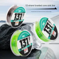 Ligne de pêche tressée YGR 100 & 150 m, 12 brins, anti-emmêlement, âme en fibre de carbone, PE, ligne semi-rigide, services personnalisés OEM ODM