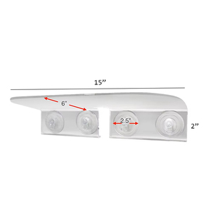 Tùy Chỉnh Bốn Cốc Hút Rõ Ràng <span class=keywords><strong>Acrylic</strong></span> Cạnh Cửa Sổ Nhà Máy Hiển Thị Giá <span class=keywords><strong>Lucite</strong></span> Bonsai Hiển Thị Kệ Cho Trang Trí Nội Thất - Product Image 3