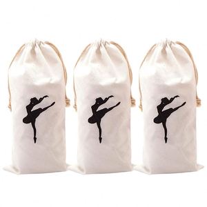 Custom Logo Screen Printed Portable Organic Cotton Recyclable <b>Socks</b> with Drawstring for <b>Girls</b> (Customizable) - Product Image 1